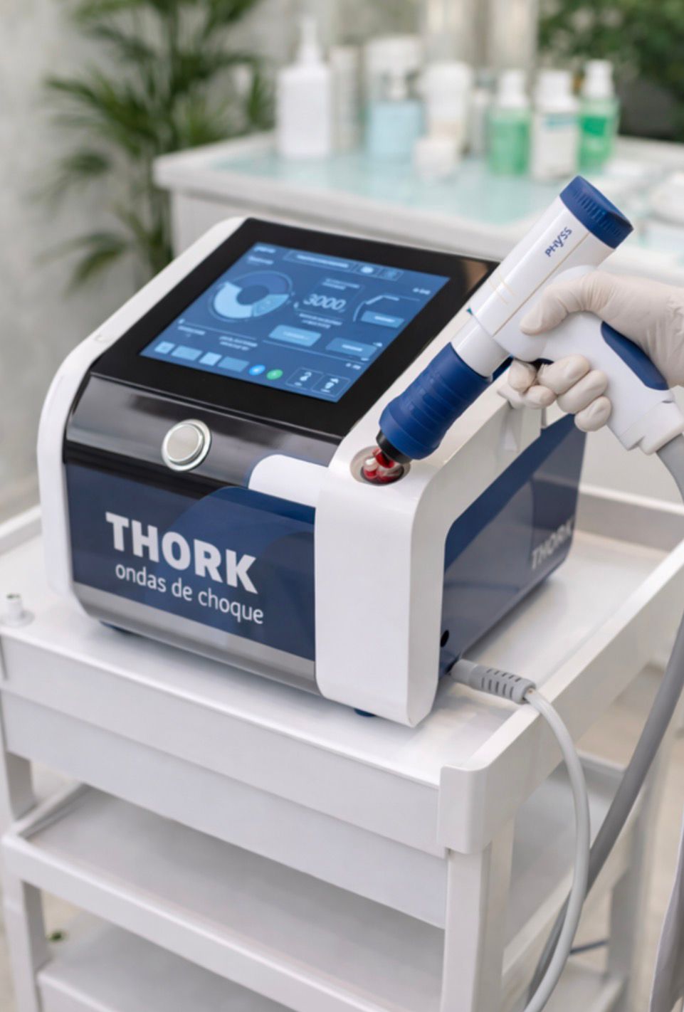 Foto do aparelho Thork — ondas de choque